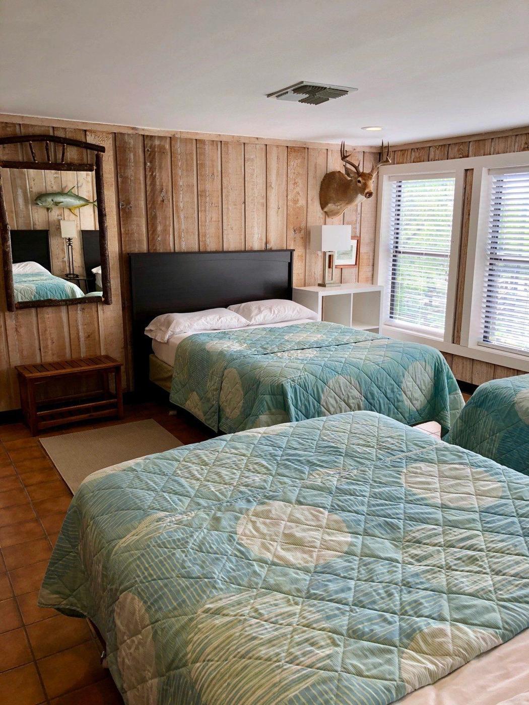 Comfortable lodge bedroom
