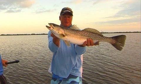 Evening speckled trout on the Lower Laguna Madre