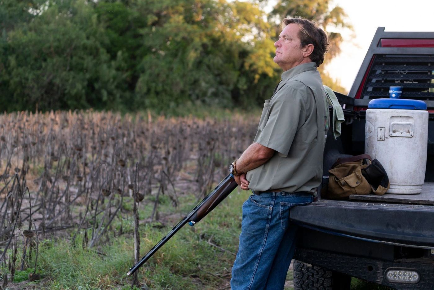 Between flights on a white-winged dove hunt near Arroyo City
